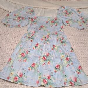 Floral Puff Sleeve Dress